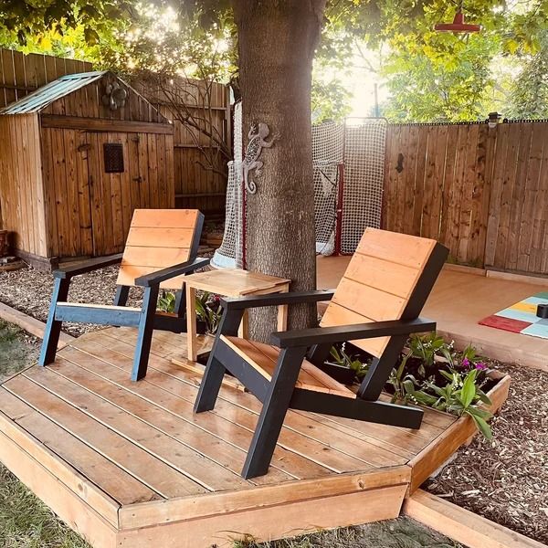 Modern Adirondack Chair – Printable Plan (PDF)