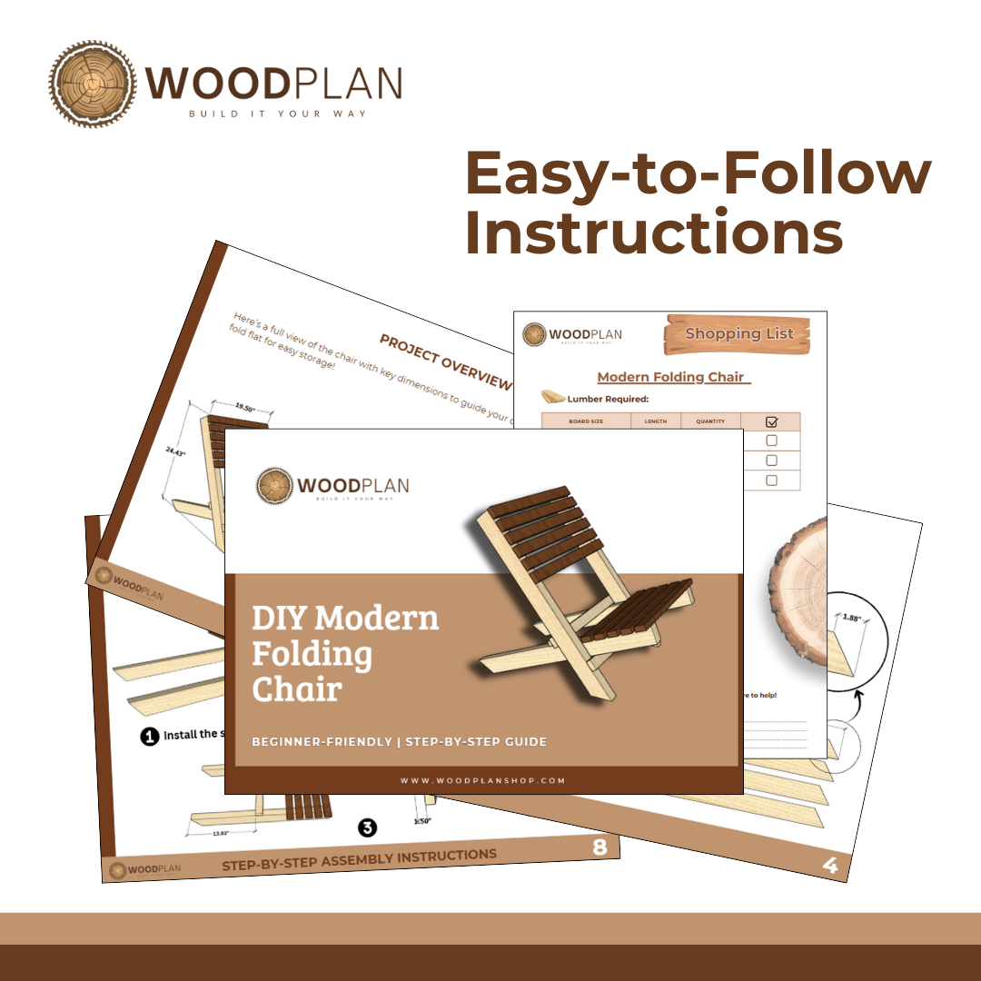 Cedar Folding Chair Woodworking Plans PDF – DIY Outdoor Seat – Beginner Friendly