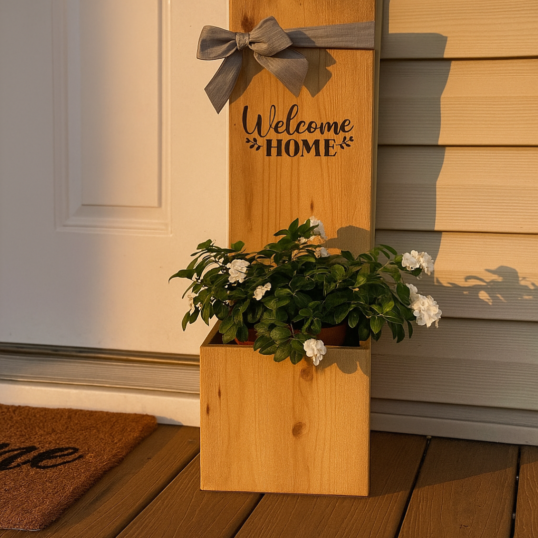 Welcome Stand Planter | Woodworking Plan | DIY Porch Decor