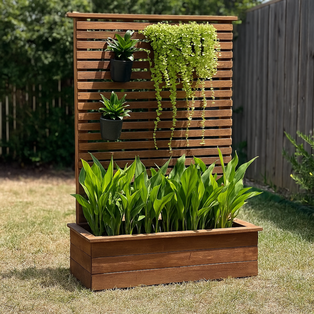 DIY Vertical Planter Trellis Woodworking Plan – Outdoor Privacy Screen – Garden Project