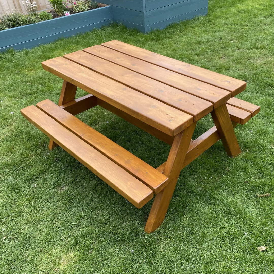 Kids Picnic Table Woodworking Plans – Beginner DIY PDF – Outdoor Children’s Table Build – Digital Download
