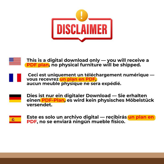 Adirondack Chair Plans PDF: Beginner DIY Woodworking Project (Digital Download Blueprint Design)