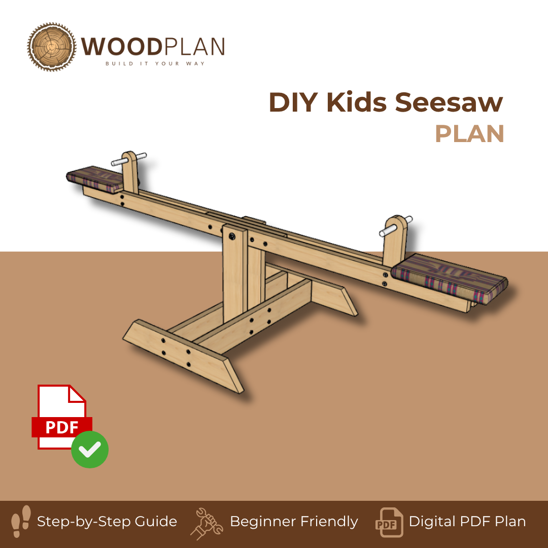 DIY Kids Seesaw Plan | Outdoor Playground Woodworking Guide