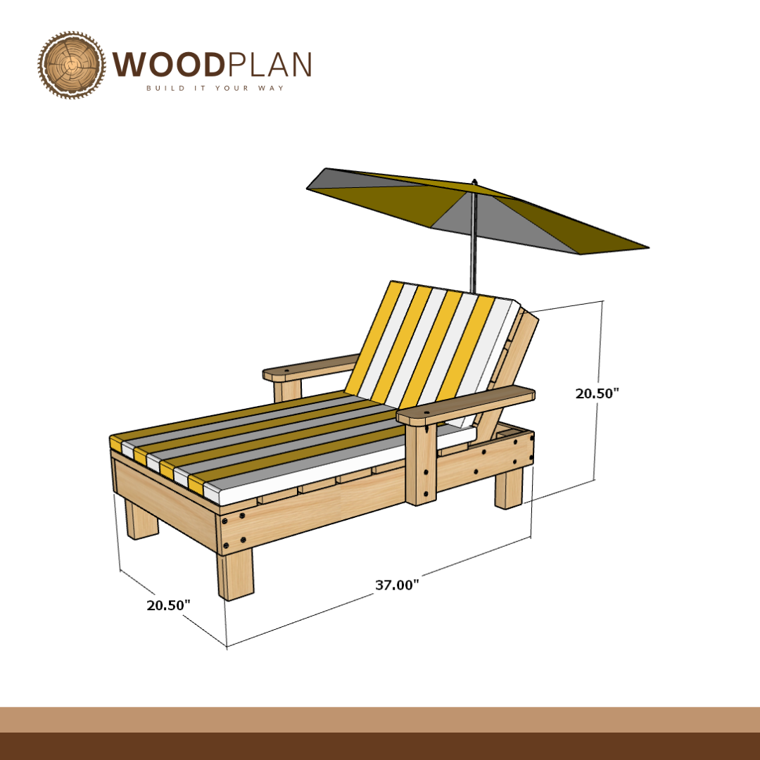 DIY Dog Lounge Chair Plan | Wooden Pet Furniture Woodworking Guide (PDF Download)