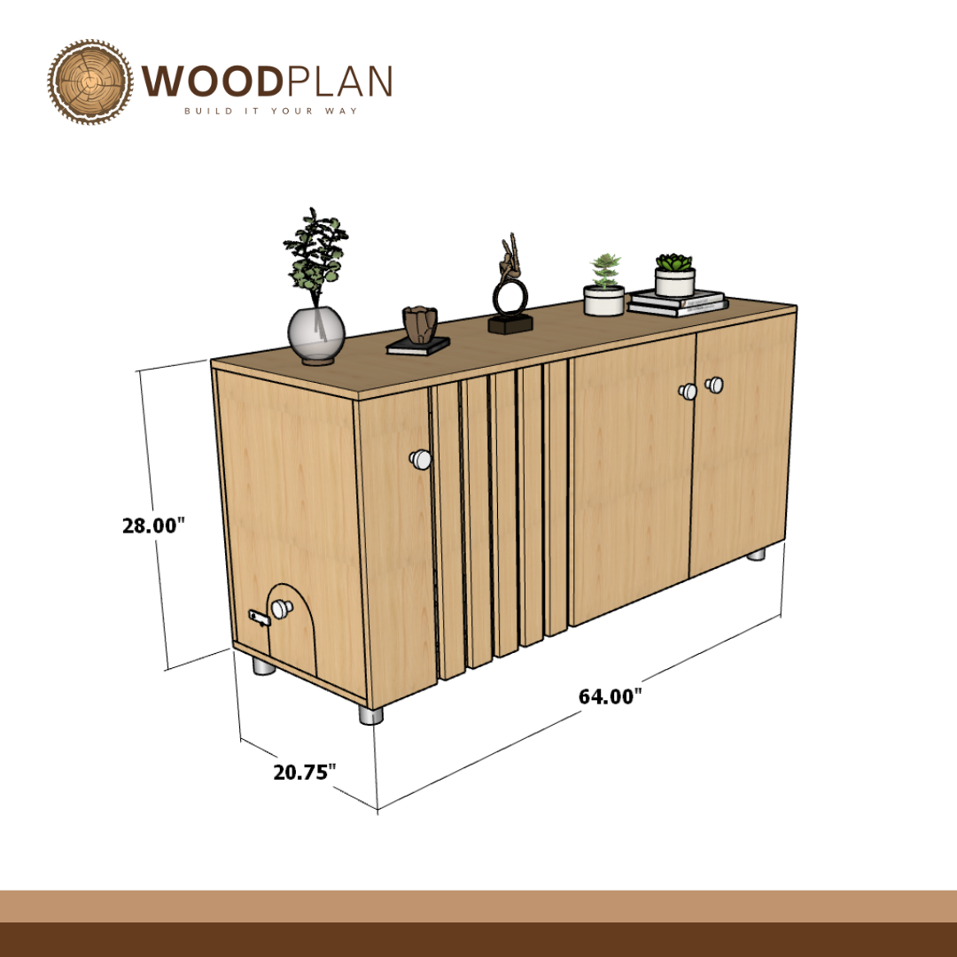 Indoor Rabbit Hutch Woodworking DIY Plan : Enclosure with Hay Storage and Flexible Access Doors