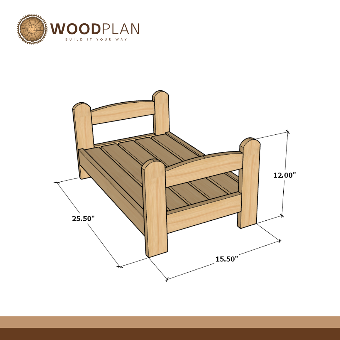 Bunny Bed Plans PDF – DIY Wooden Rabbit Bed
