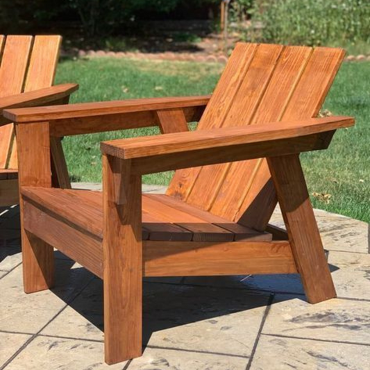 4-Leg Adirondack Chair – Printable Woodworking Plan (PDF Download)