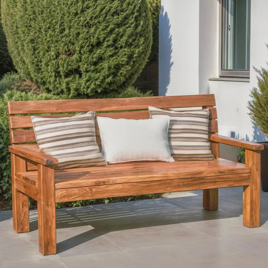 Outdoor Bench Woodworking Plan – Printable DIY PDF