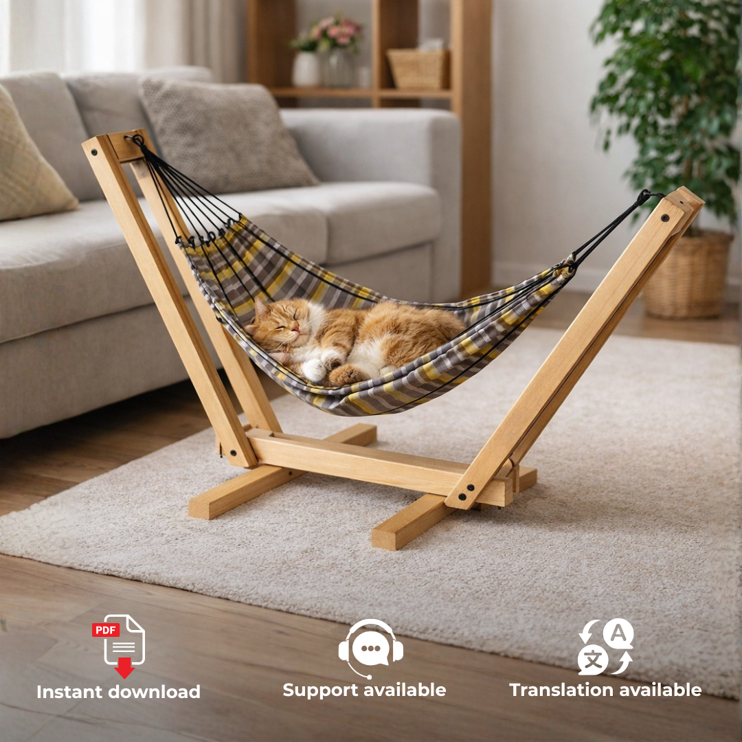 DIY Cat Furniture Plans Bundle PDF – 5 Woodworking Projects