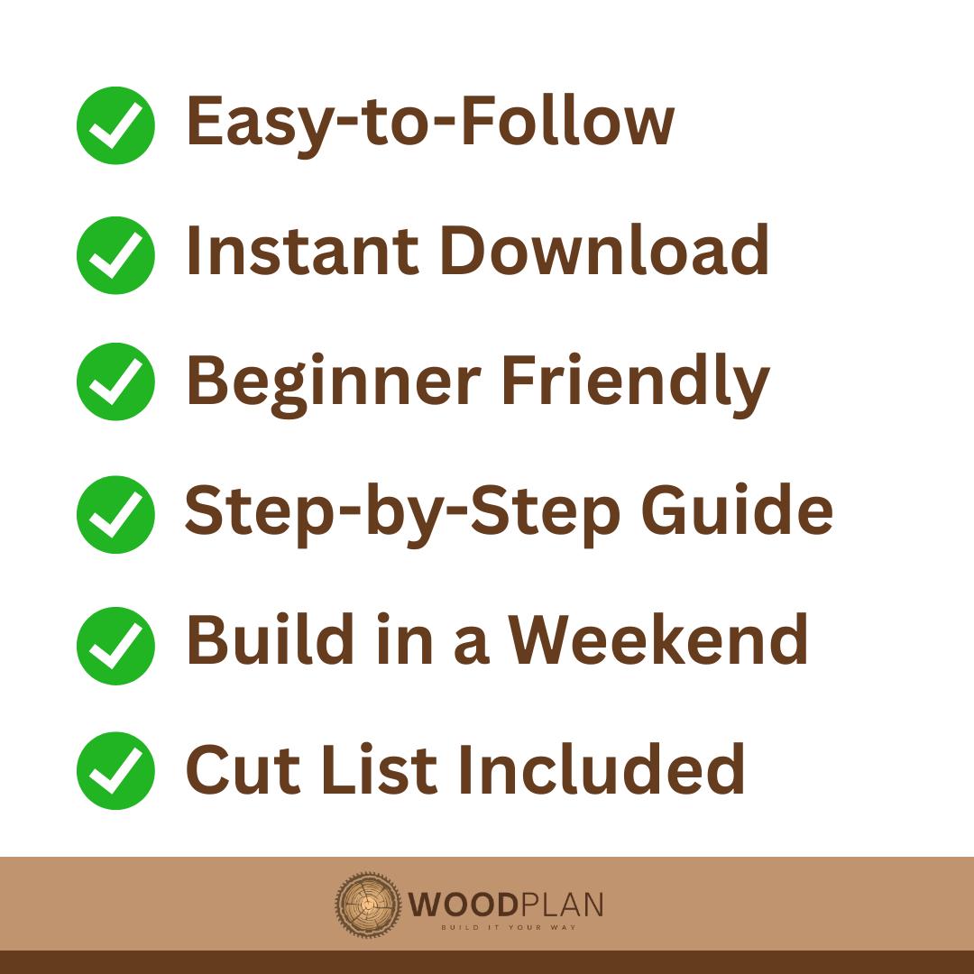 DIY Potting Bench Plan | Gardener's Workstation | Outdoor Woodworking PDF
