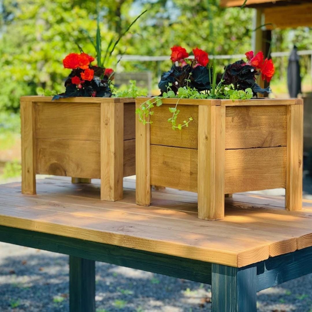 Outdoor Planter Plan Collection | DIY Flower Box & Herb Garden | Patio Decor PDF