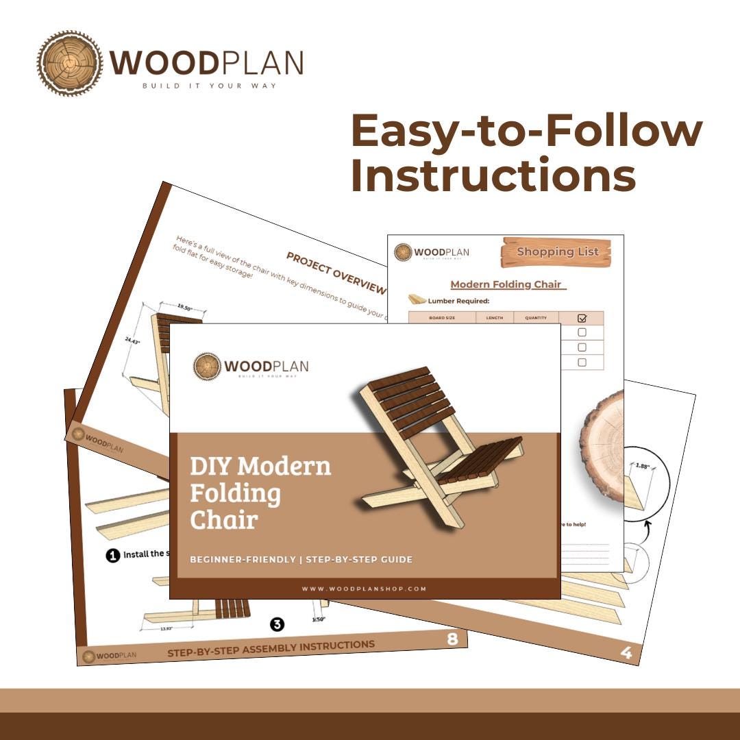Cedar Folding Chair Woodworking Plans PDF: DIY Outdoor Seat