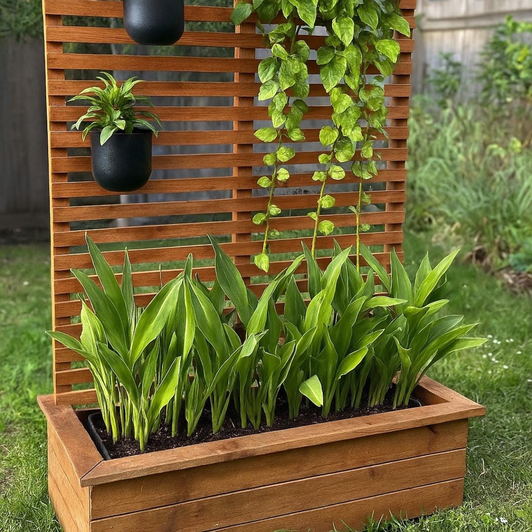 DIY Planter Trellis Woodworking Plan: Raised Bed PDF (Digital Download)