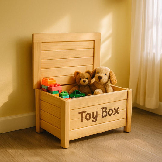 DIY Kids Toy Box Woodworking Plans: Beginner-Friendly PDF (Digital Download)