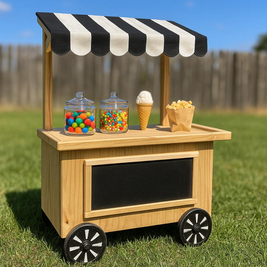 DIY Halloween Candy Cart Plan: Kids Pretend Play Market (PDF Download)